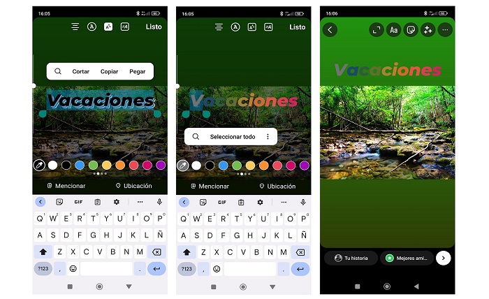 letras instagram