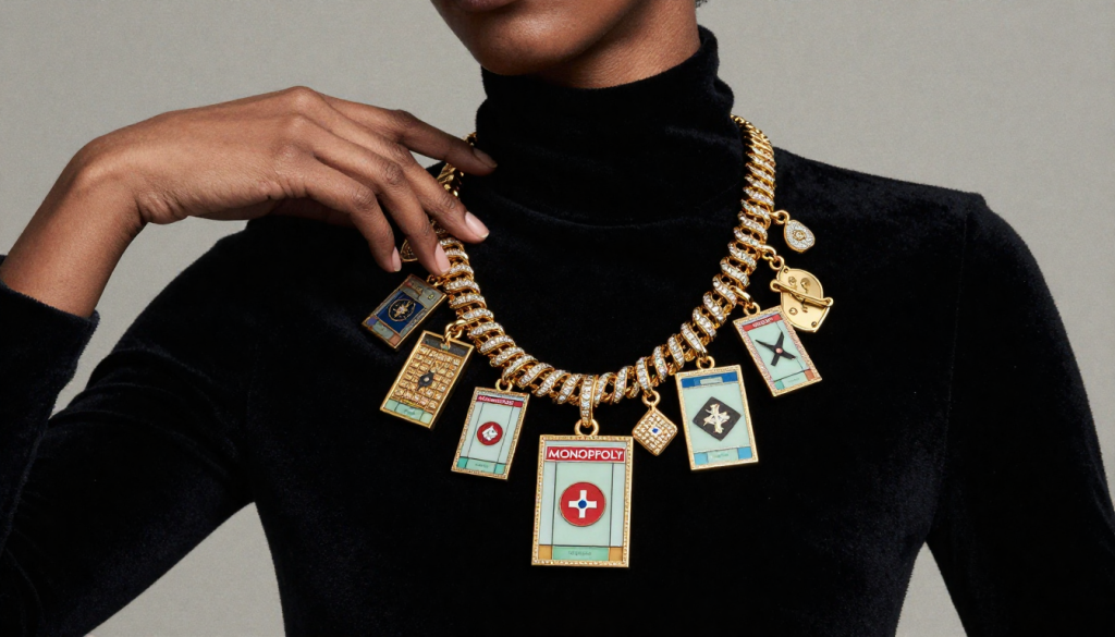 Monopoly Jewelry NYC: Discover luxury pieces inspired by the iconic game, blending nostalgia with high-end style.